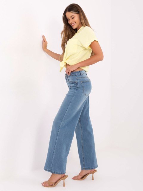 Spodnie D85083BI62544L202 jasny niebieski M