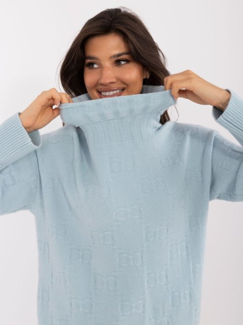 Sweter AT-SW-2342-1.35 błękitny