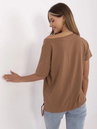 T-shirt CLM-TS-1019.79 jasny brązowy S