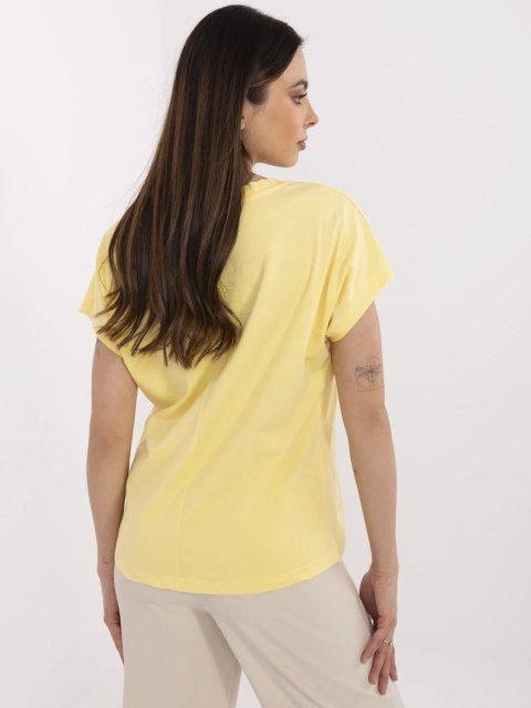 T-shirt CLM-TS-1729.86 żółty S