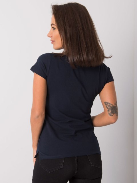 T-shirt RV-TS-4837.24P granatowy XS