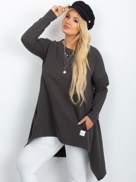 Tunika RV-TU-5042.09X grafitowy one size XL/2XL