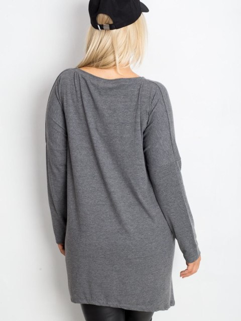 Bluzka RV-BZ-5031.06X ciemny szary one size XL/2XL