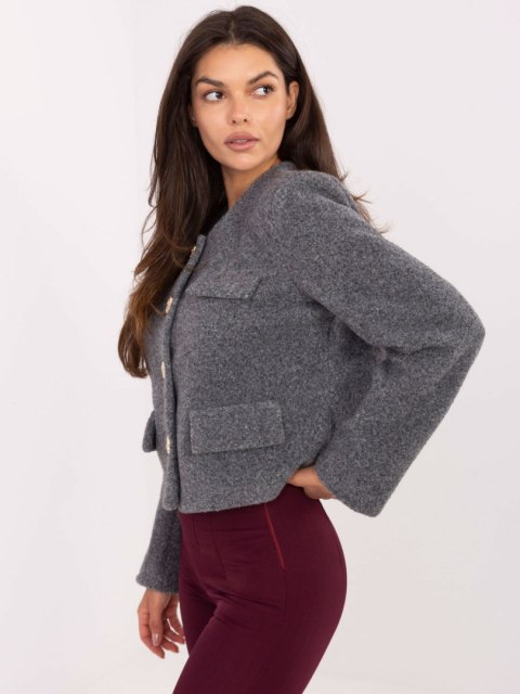 Kurtka IT-KR-FL9586.64 ciemny szary S/M