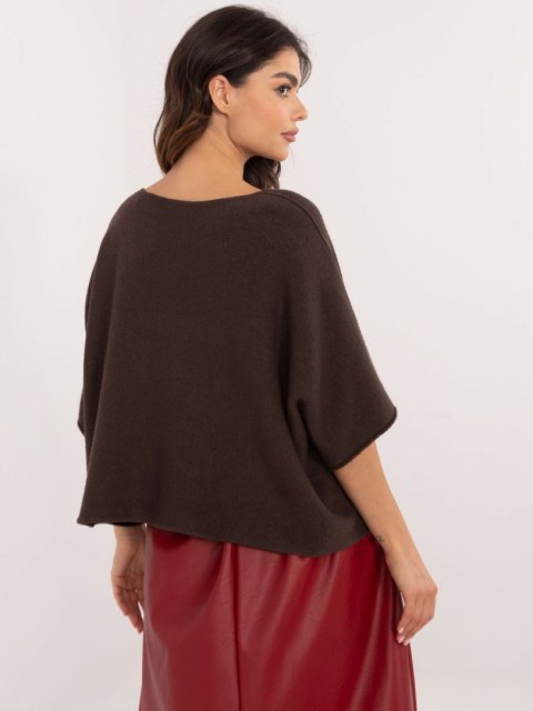 Sweter IT-SW-0811.82P ciemny brązowy