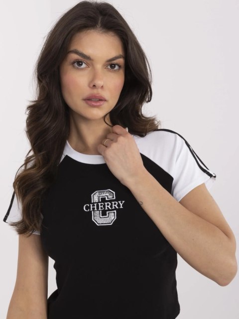 T-shirt NM-TS-NG3772.82 czarno-biały L/XL