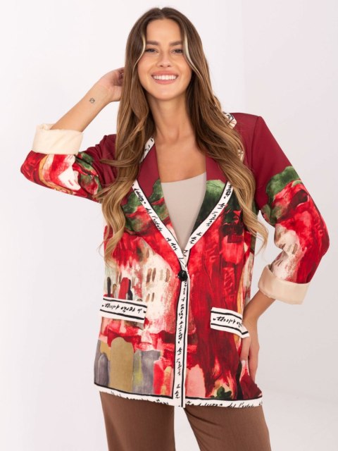 Marynarka IT-MA-18525.80 bordowy