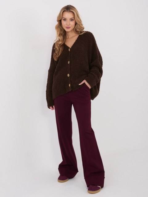 Sweter CH-SW-72981.05P ciemny brązowy