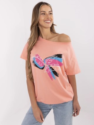 T-shirt CLM-TS-1019.79 koralowy M