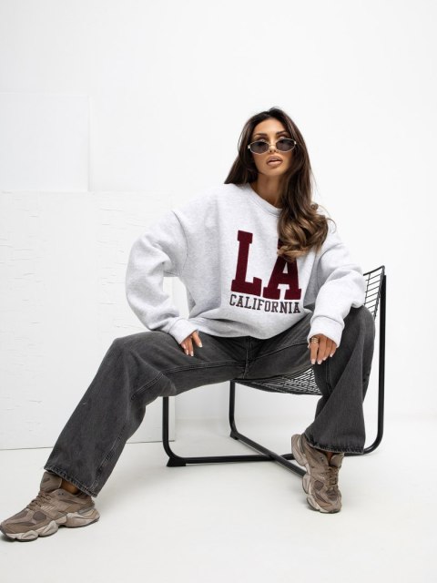 Bluza RV-BL-A1035.13 jasny szary