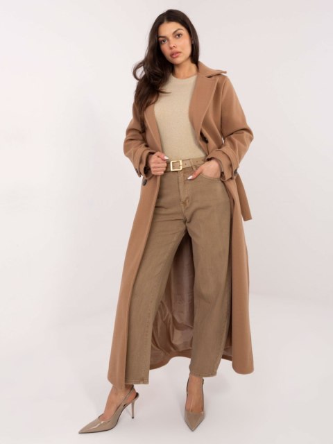 Spodnie jeans VM-SP-J1571-6.08 ciemny bezowy XS