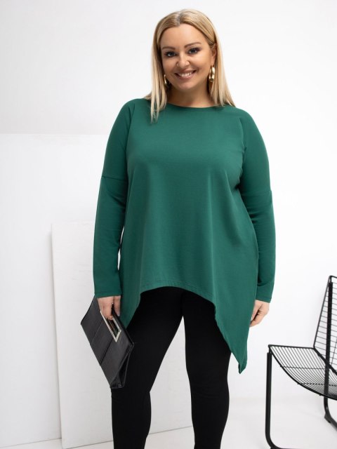 Bluzka RV-BZ-5031.06X ciemny zielony one size XL/2XL