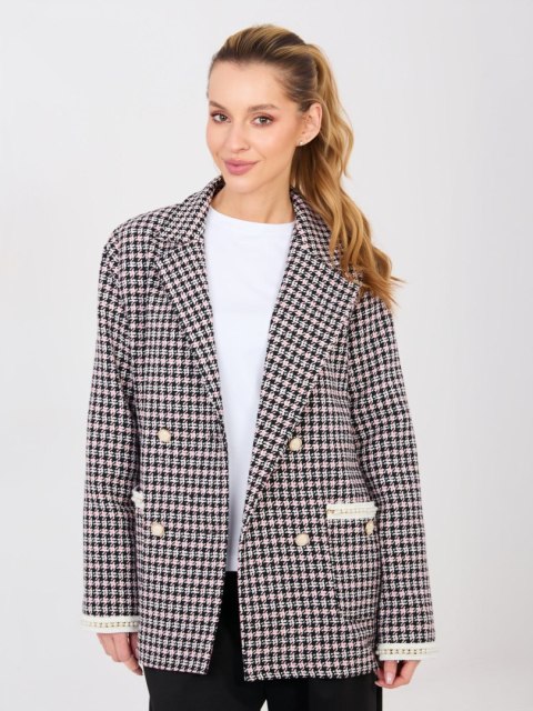 Marynarka LK-MA-510149.93 czarno-różowy M