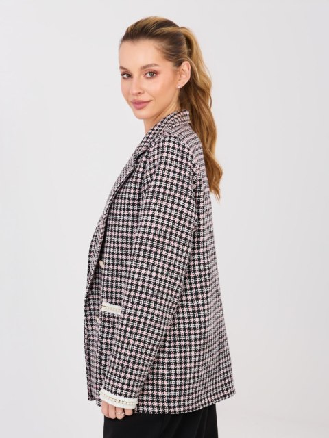Marynarka LK-MA-510149.93 czarno-różowy S