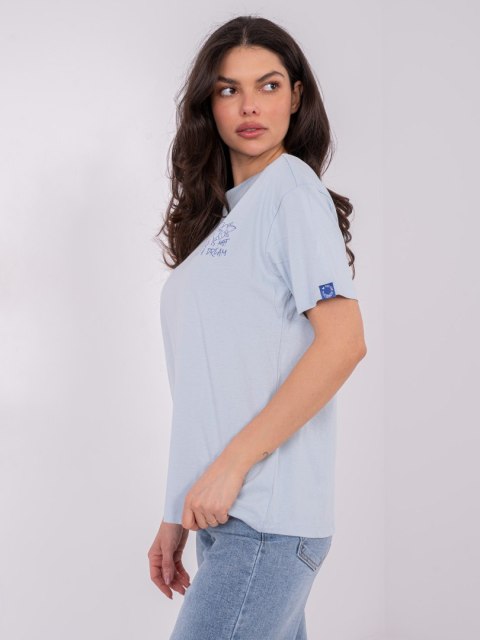 T-shirt D12022M02842A jasny niebieski M