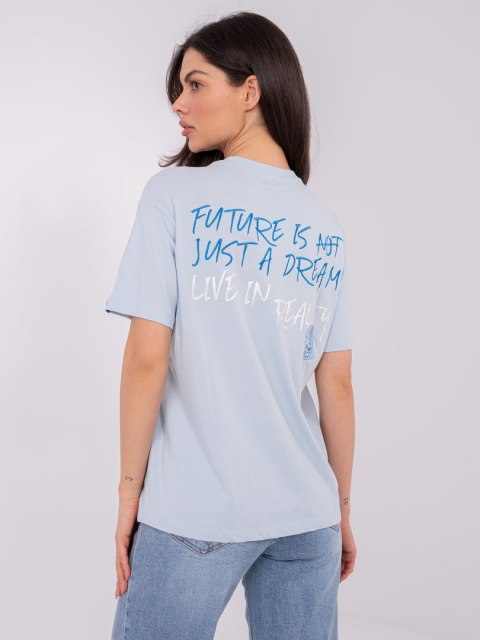 T-shirt D12022M02842A jasny niebieski M