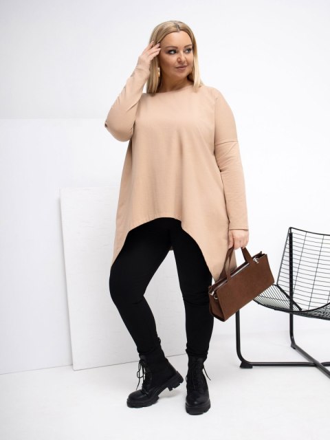 Bluzka RV-BZ-5031.06X ciemny bezowy one size XL/2XL