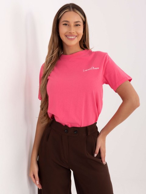 T-shirt D12022M02853A różowy L