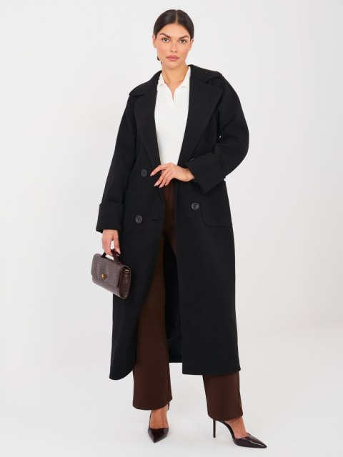 Płaszcz LK-PL-509786.99 czarny S/M
