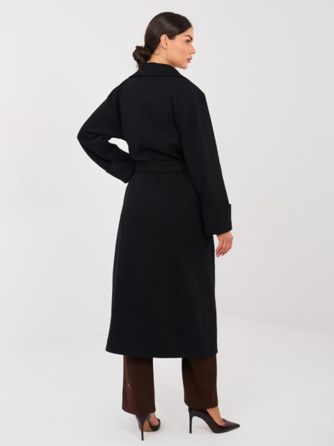 Płaszcz LK-PL-509786.99 czarny S/M