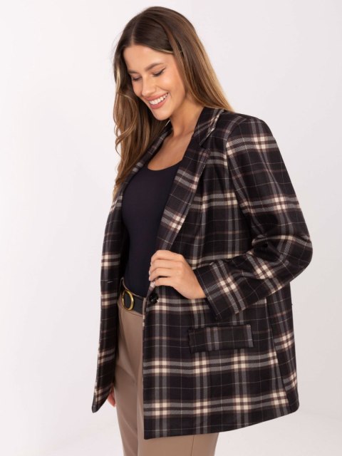 Marynarka IT-MA-21739.16P czarno-beżowy