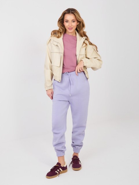Spodnie dresowe CLM-DR-1107.98 jasny fioletowy S