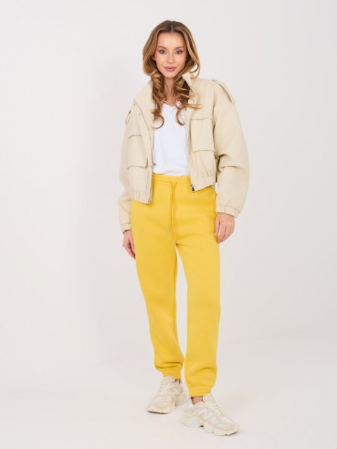 Spodnie dresowe CLM-DR-1107.98 żółty M