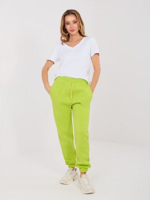 Spodnie dresowe CLM-DR-1107.98 limonkowy M