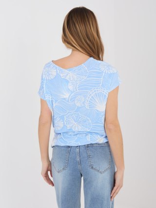 T-shirt D12110M02646F jasny niebieski L