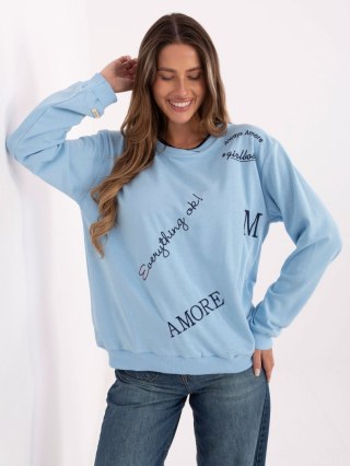 Bluza RV-BL-A968.00 jasny niebieski