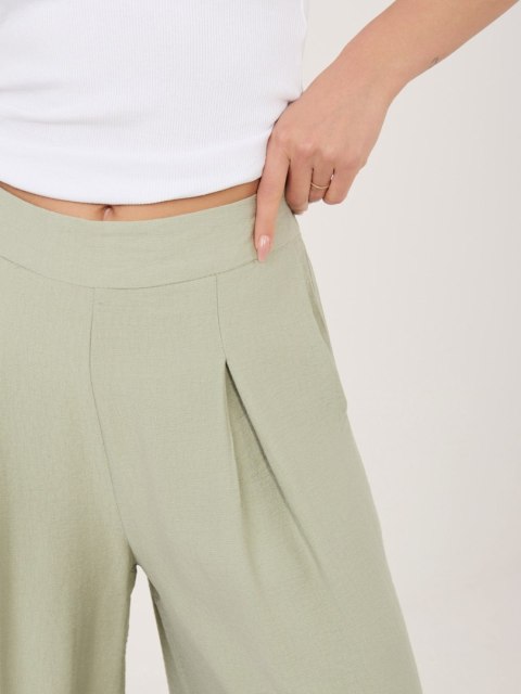 Spodnie D60103M62449E2 pistacjowy L