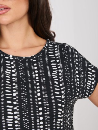 T-shirt D12110M02646F czarny XXL