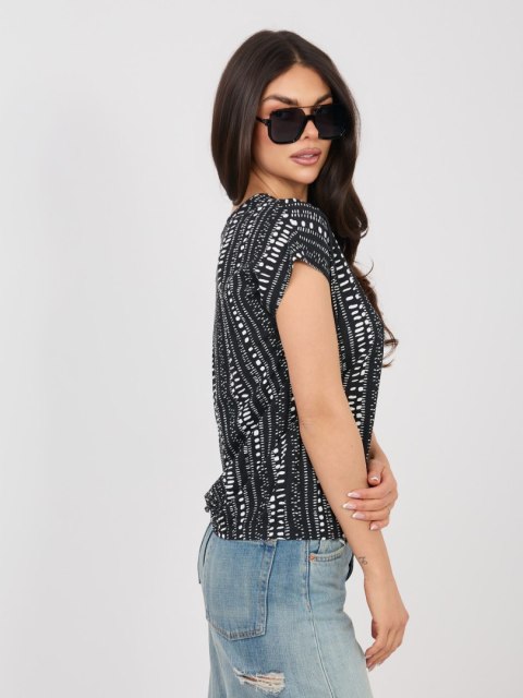T-shirt D12110M02646F czarny L