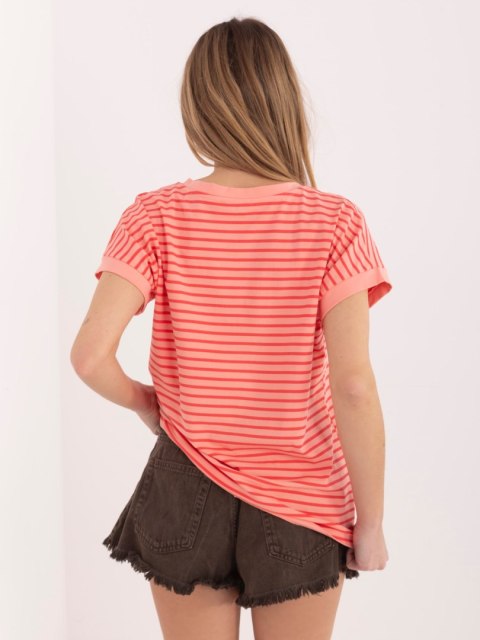 T-shirt RV-TS-A1124.90 brzoskwiniowy