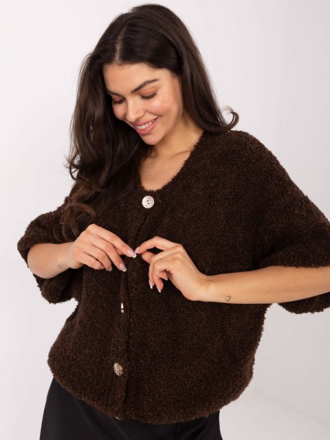 Sweter IT-SW-72987.00 ciemny brązowy