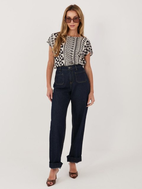 Bluzka D73771AG10978AA granatowy XL