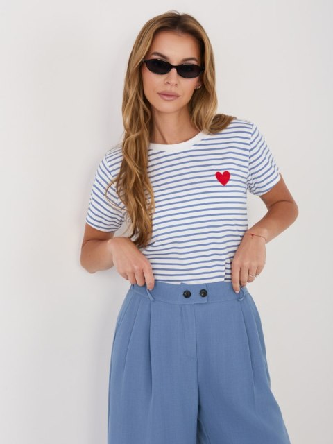 T-shirt IT-TS-22397.89 biało-niebieski