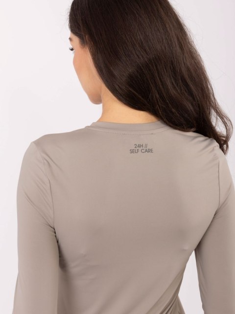 Bluzka D12099M02788A ciemny bezowy M