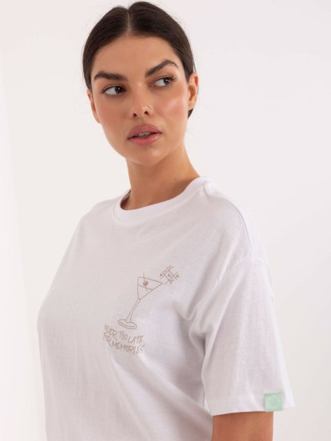 T-shirt D12022M02842A biały XS