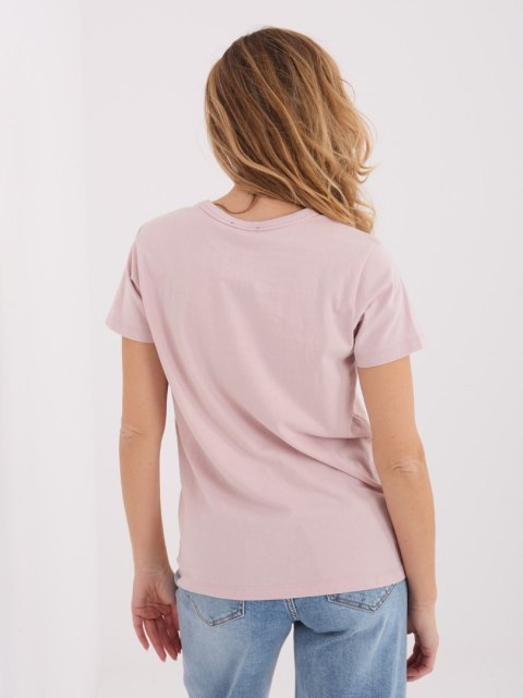 T-shirt D12048M02556K jasny różowy S