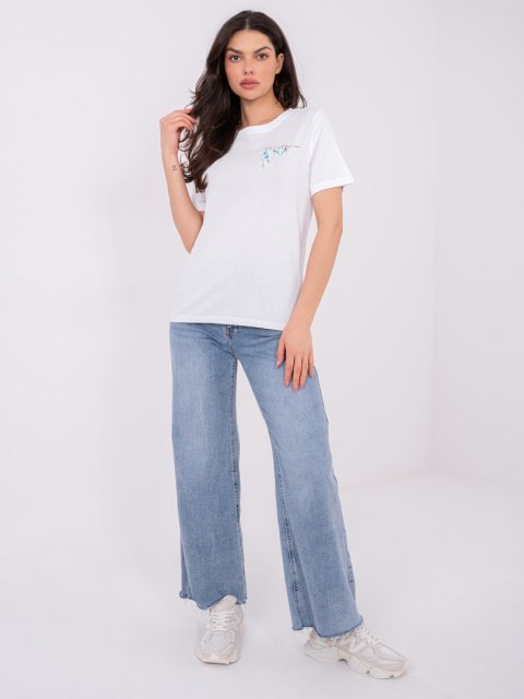 T-shirt D12022M02844A biały XL