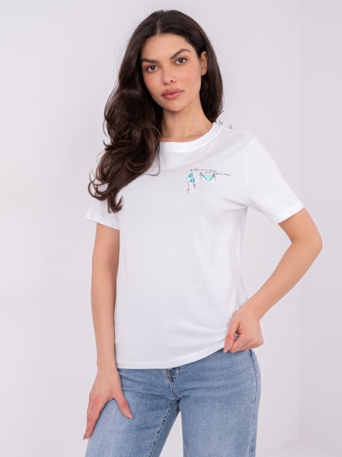 T-shirt D12022M02844A biały XS