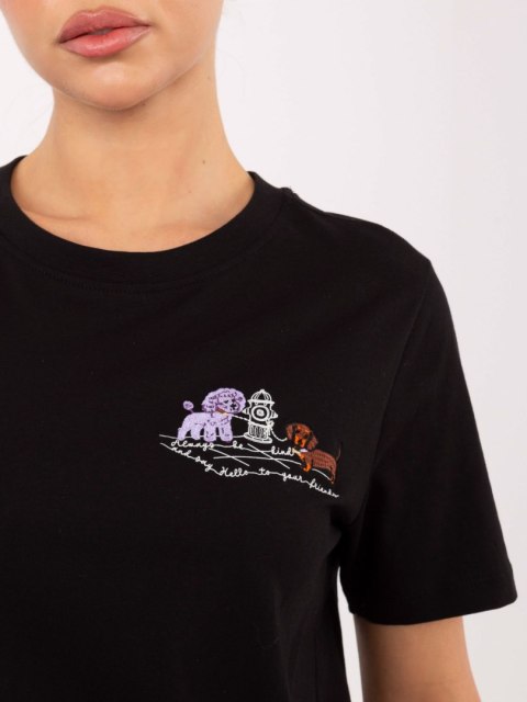 T-shirt D12022M02844A czarny XL