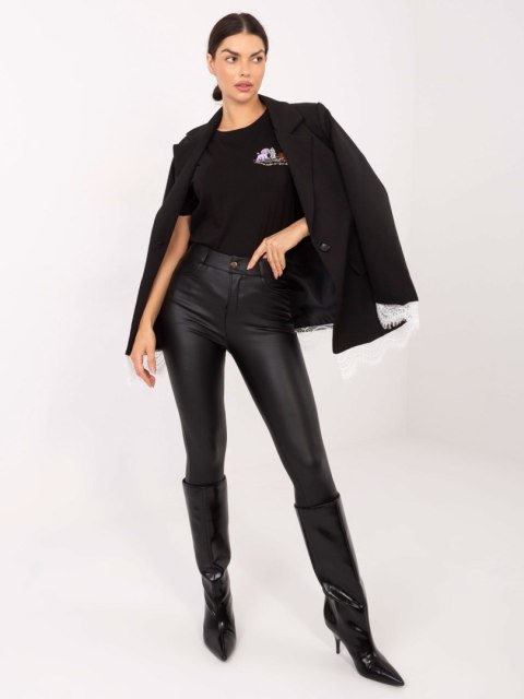 T-shirt D12022M02844A czarny M