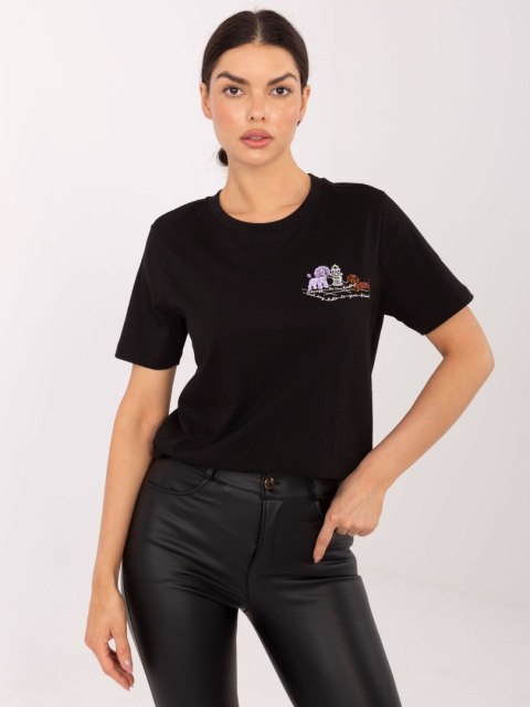 T-shirt D12022M02844A czarny XS