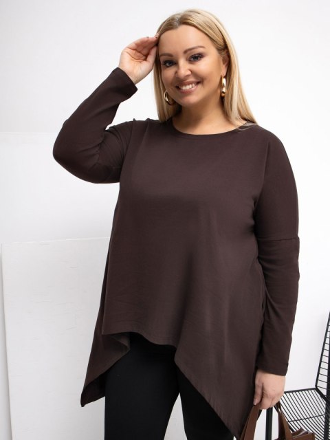 Bluzka RV-BZ-5031.06X ciemny brązowy one size XL/2XL