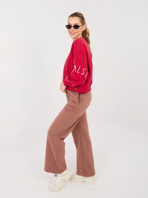 Spodnie dresowe NS-DR-NS26101.12 brązowy M/L