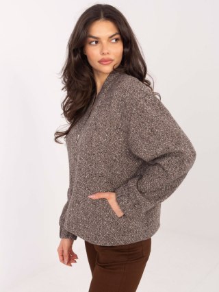 Bluza LK-BL-510134.08P ciemny bezowy XL/2XL