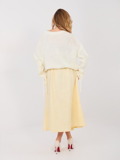 Spódnica IT-SD-18760.69 jasny żółty