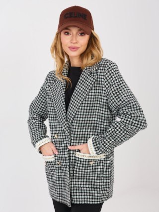 Marynarka LK-MA-510149.93 czarno-zielony S
